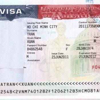 kinh nghiệm xin visa Mỹ